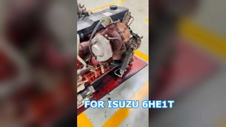 いすゞ 6HE1T ターボ完全なディーゼルエンジンアセンブリいすゞ中型トラック用