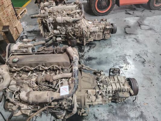 良い価格 いすゞ車用 4HG1T ターボディーゼルエンジンASSY アルミ製トランスミッション付 オンライン