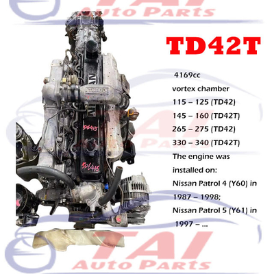 Good price 中古TD42ターボエンジン ニッサン・テラノ / ニッサン・ホーミー / キャラバン・バン オンライン