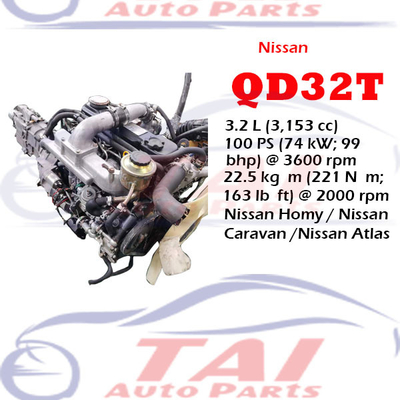 Good price 日本QD32ターボニッサン エンジン 部品 ディーゼル エンジン ギアボックス付き オンライン