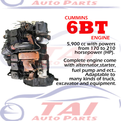 カミンス 4BT 6BT 中古ディーゼルエンジン コンプリート組立 エグババター部品
