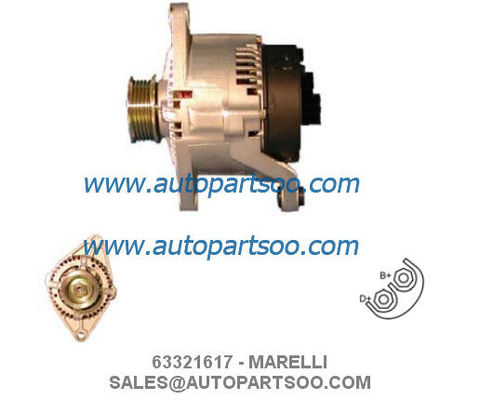 お買い得 63321361 63321617 - MARELLI オルタネーター 12V 75A オルタナドール オンライン