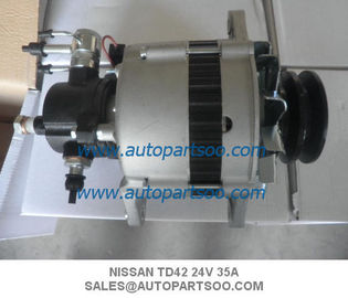 Good price Alternador日産TD42 23100-11T18日産・パトロールのサファリの交流発電機、24V、35のAMP、TD42 オンライン
