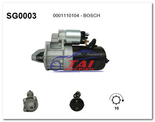 0001417040 0031513701 BOSCHの始動機モーター24V 6.6KW 9T Motores De Arranque