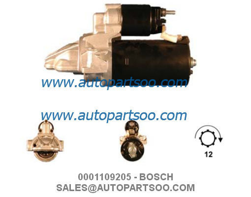 お買い得 0001109205 0001109304 - BOSCH スターターモーター 12V 2KW 12T MOTORES DE ARRANQUE オンライン