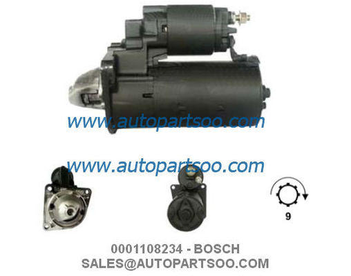 お買い得 0001108234 0001108235 - BOSCH スターターモーター 12V 1.4KW 9T MOTORES DE ARRANQUE オンライン