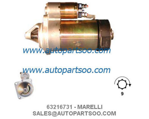 お買い得 63216731 63216747 - MARELLI スターターモーター 12V 4KW 9T MOTORES DE ARRANQUE オンライン