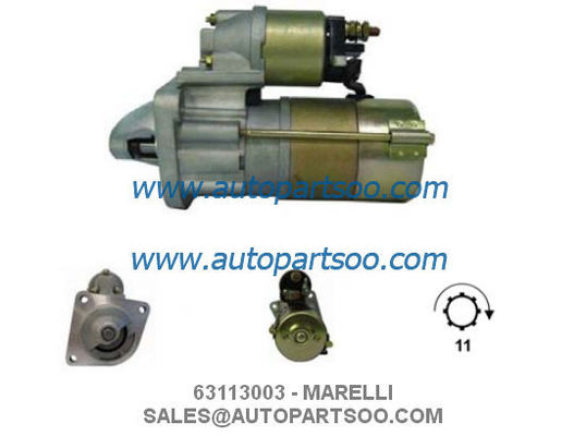 お買い得 63113003 0001108204 - MARELLI スターターモーター 12V 1.8KW 9,10T MOTORES DE ARRANQUE オンライン
