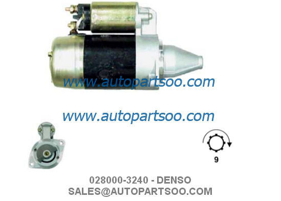 お買い得 028000-3240 028000-4090 - DENSO スターターモーター 12V 0.8KW 9T MOTORES DE ARRANQUE オンライン
