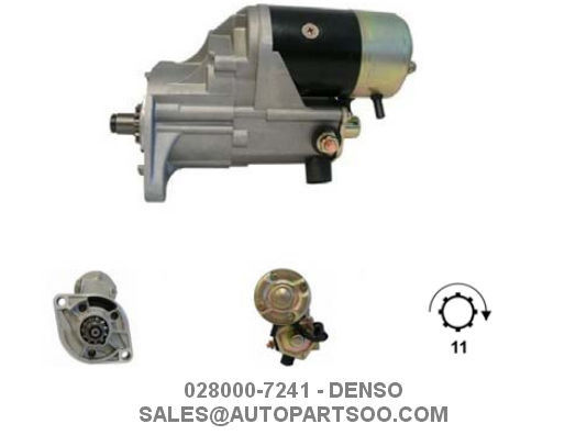 お買い得 028000-7240 028000-7241 - DENSO スターターモーター 24V 4.5KW 11T MOTORES DE ARRANQUE オンライン