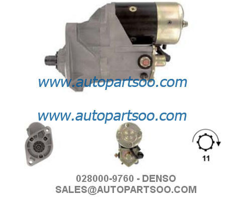 お買い得 028000-9760 28100-1542 - DENSO スターターモーター 24V 4.5KW 11T MOTORES DE ARRANQUE オンライン