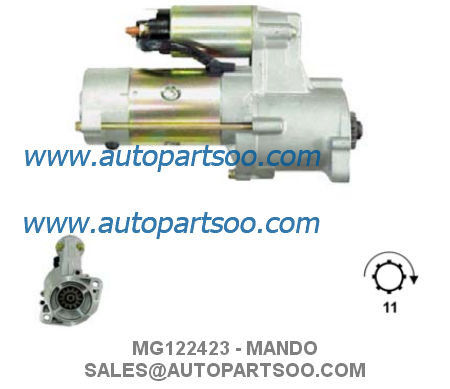 お買い得 MG122423 OK601-18-400 - MANDO スターターモーター 12V 2.2KW 11T MOTORES DE ARRANQUE オンライン